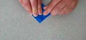 Origami a cube with one piece of paper