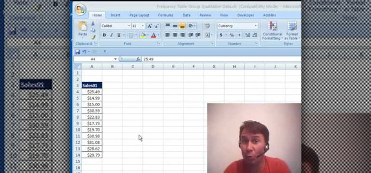 How to Create a frequency distribution in Microsoft Excel ...