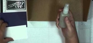 Mix shimmer paint into a spray bottle to get spray shimmer
