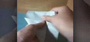 Origami a sailboat envelope