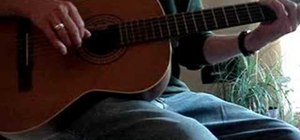 Use alternating bass patterns on acoustic guitar