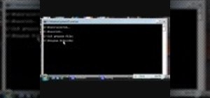 Use command prompt and cmd commands