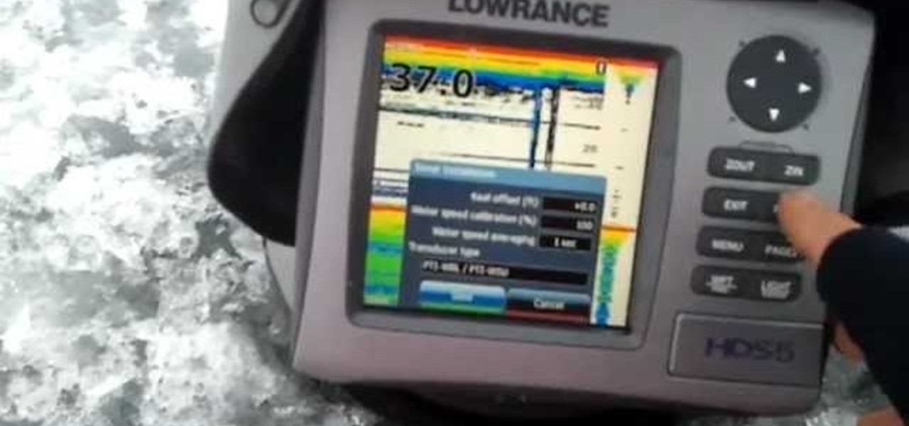 Setup Your Fishfinder for Ice Fishing