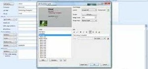Manage contacts and business cards in MS Outlook 2007