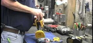 Replace the brushes in a cordless DeWalt power drill