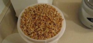 Make raw sprouted bread using wheat berries