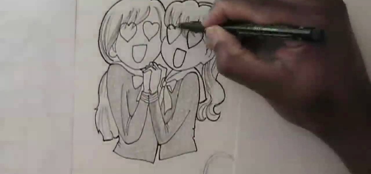 How to Draw manga/anime characters in love « Drawing & Illustration ::  WonderHowTo