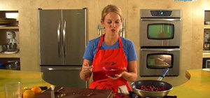 Make cranberry sauce from scratch for Thanksgiving