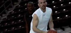 Practice the fake and finish move with Jason Kidd