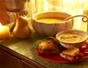 Make a pesto grilled sandwich & butternut squash soup