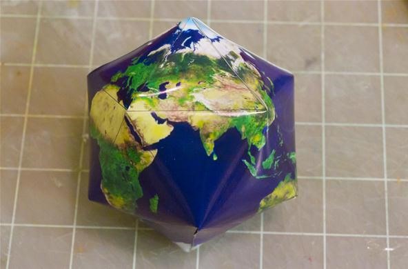 How to Make Icosahedral Planet Ornaments