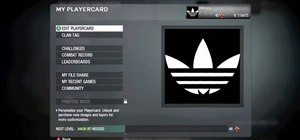 Copy the Adidas logo for your Black Ops multiplayer emblem