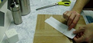 Make a spinning paper helicopter