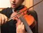 Play an A minor scale arpeggio on the violin - Part 1 of 15