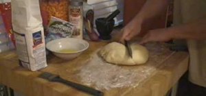 Bake homemade white bread