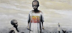 Banksy sponsors free street art at the Geffen Contemporary on Mondays!