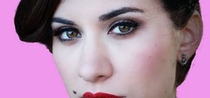 Create a flawless retro pin up makeup look for wedding photo shoots