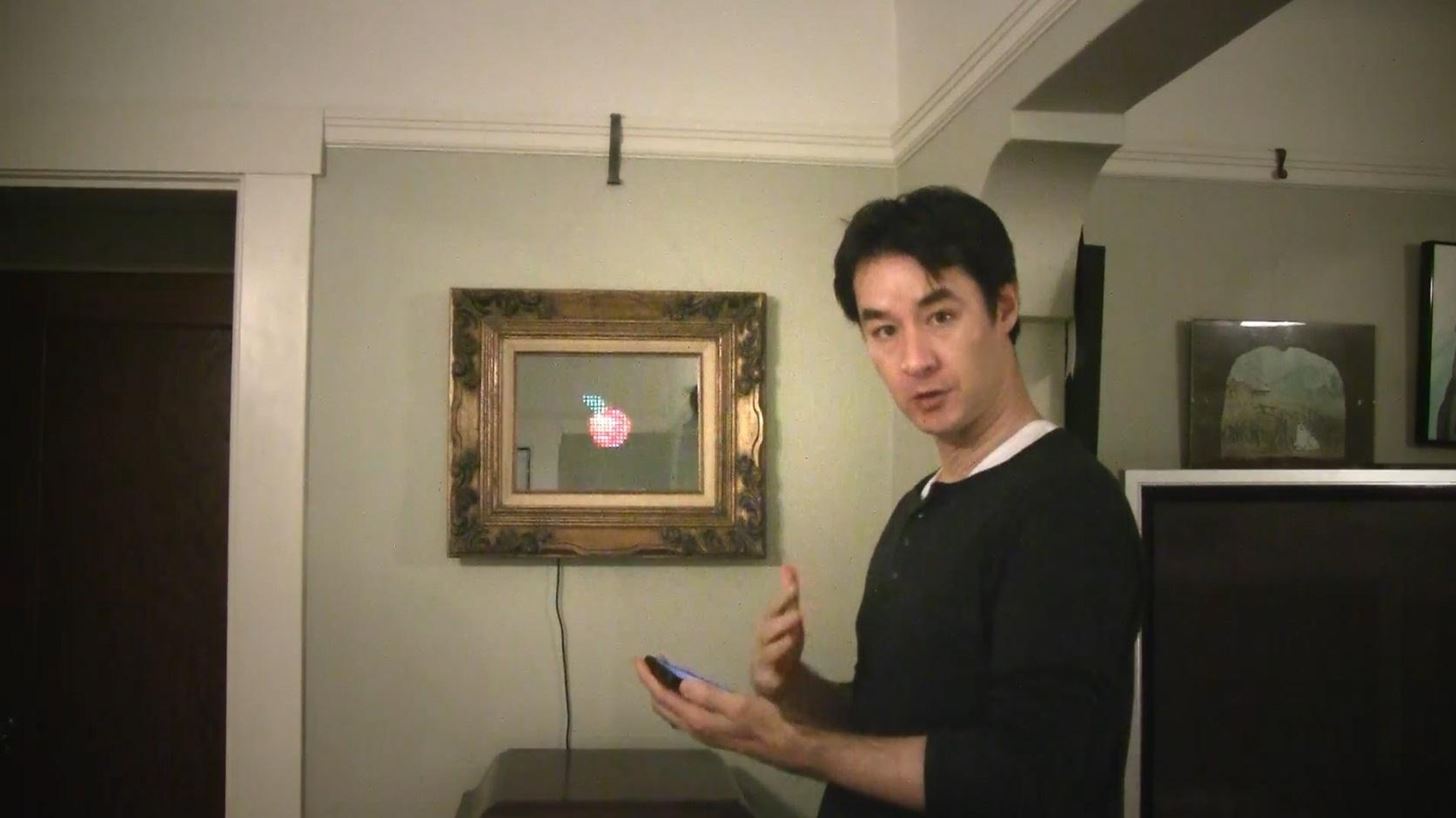 How to Make a Digital "Magic Mirror" That You Can Control from Your Phone