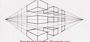Draw a two point perspective concept