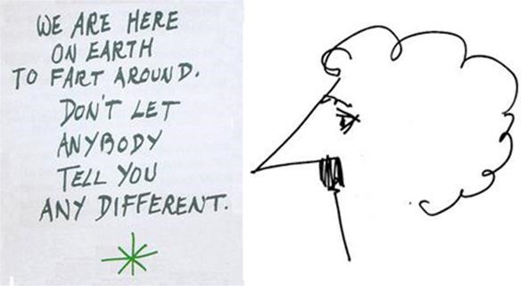 Doodles from famous authors