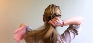 French braid your own hair step by step