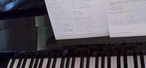 Play "Speechless" by Lady Gaga on the piano