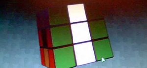 Make a flower pattern on the Rubik's Cube