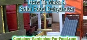 Make a solar food dehydrator