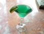 Make a Turquoise Blue martini with rum and curacao