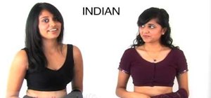 Wear an Indian style sari for women