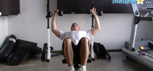 Do incline dumbbell press exercises with free weights