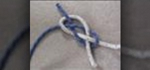 Tie a carrick bend knot