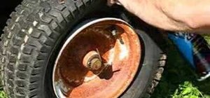 Seal a tire bead with starter fluid fire