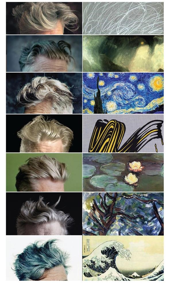 David Lynch's Hair as the World's Greatest Masterpieces (+ How to Meditate)