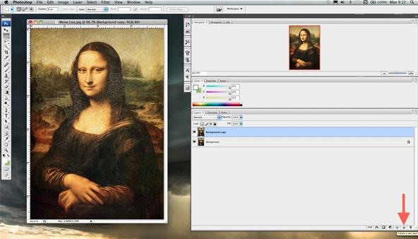 How to Make Mona Lisa's Eyes Blink in Photoshop (GIF Animation)