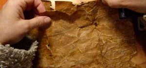 Make paper look 200 years old using coffee