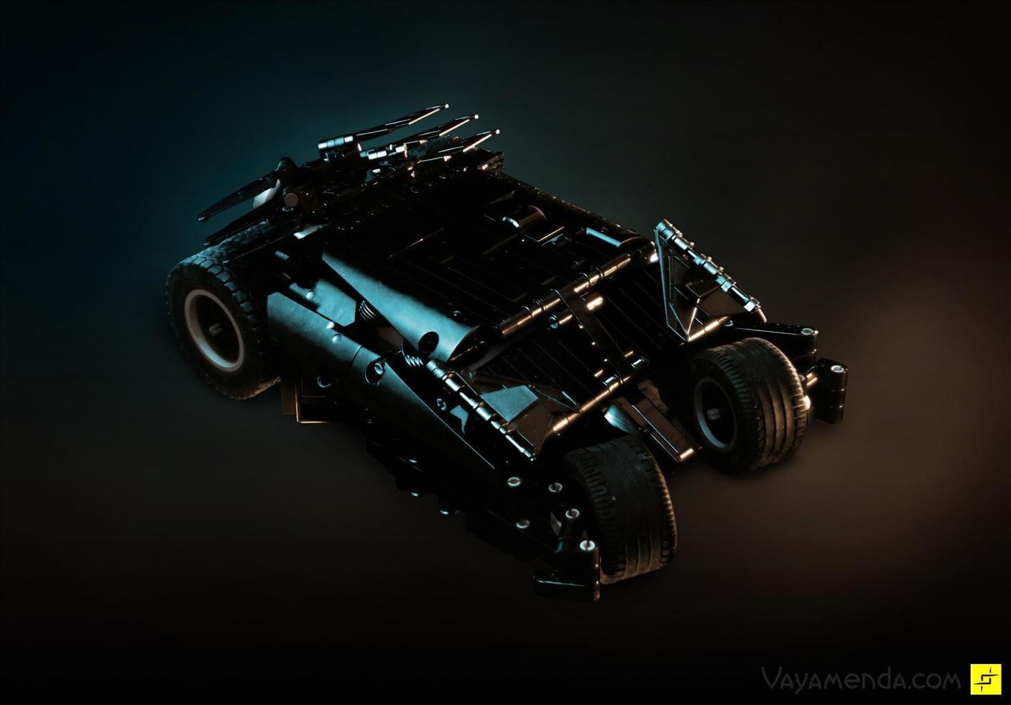 The Dark Knight's Bat and Tumbler Vehicles Come to Life with LEGOs