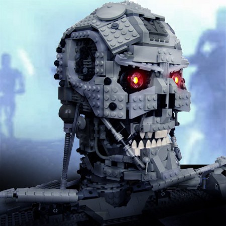 LEGO Terminator Bust