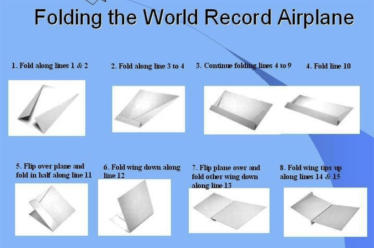 How to Fold the Record-Setting Glider-Style Paper Airplane (Guinness World Records)