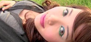 Create a grassy summer meadow inspired makeup look