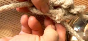 Tie a tarbuck knot