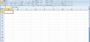 Learn keyboard shortcuts in MS Excel 2007