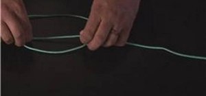 Tie a dropper loop knot