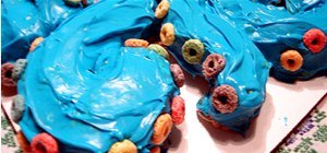 Make a Fruit Loop Tentacled Octopus Cake
