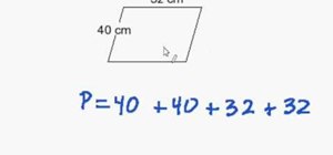 Find the perimeter of a parallelogram