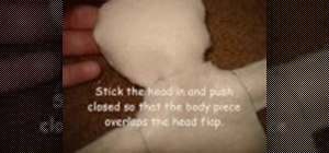 Make a plush stuffed toy body without sewing