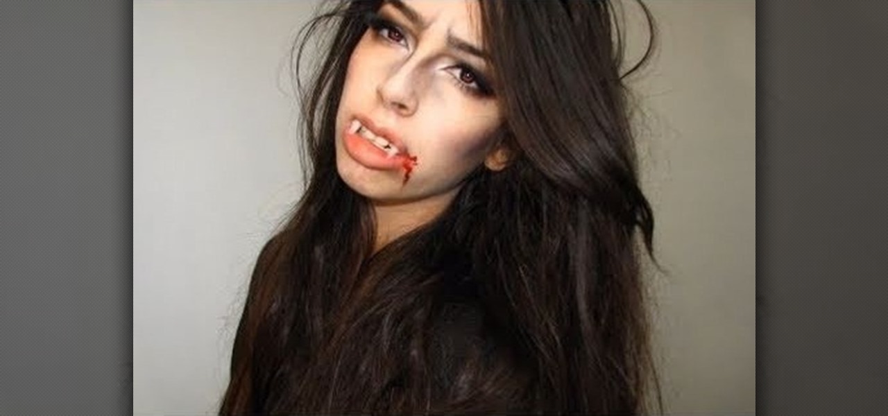 scary vampire makeup