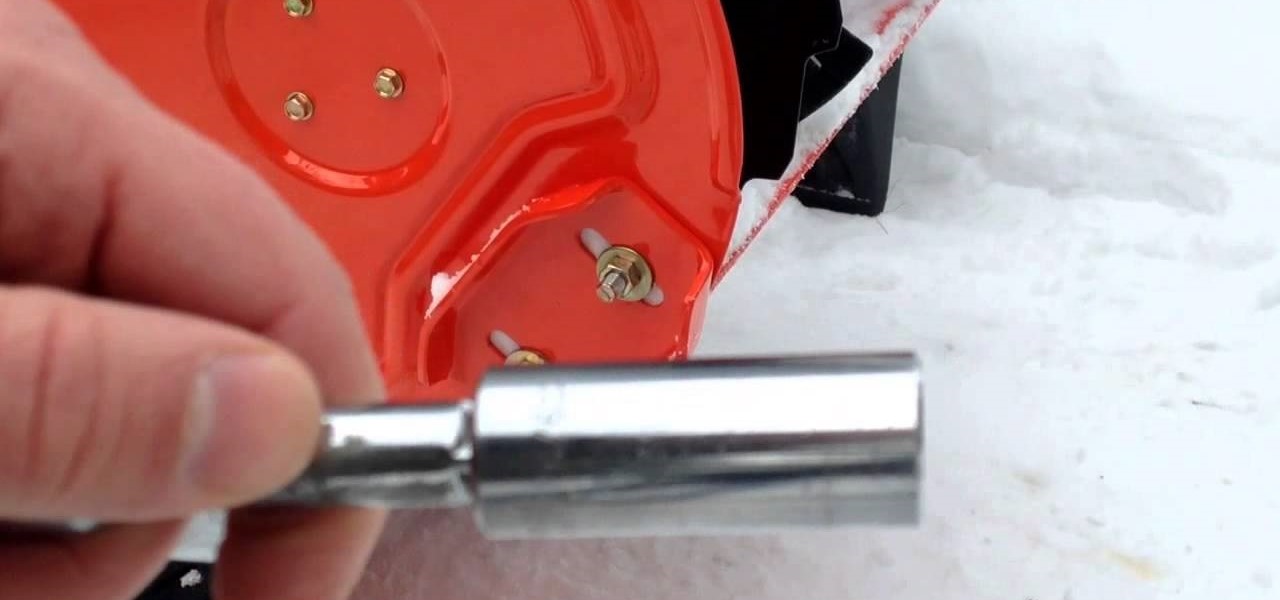 Adjust Skid Plate Shoe Height on a Snow Blower