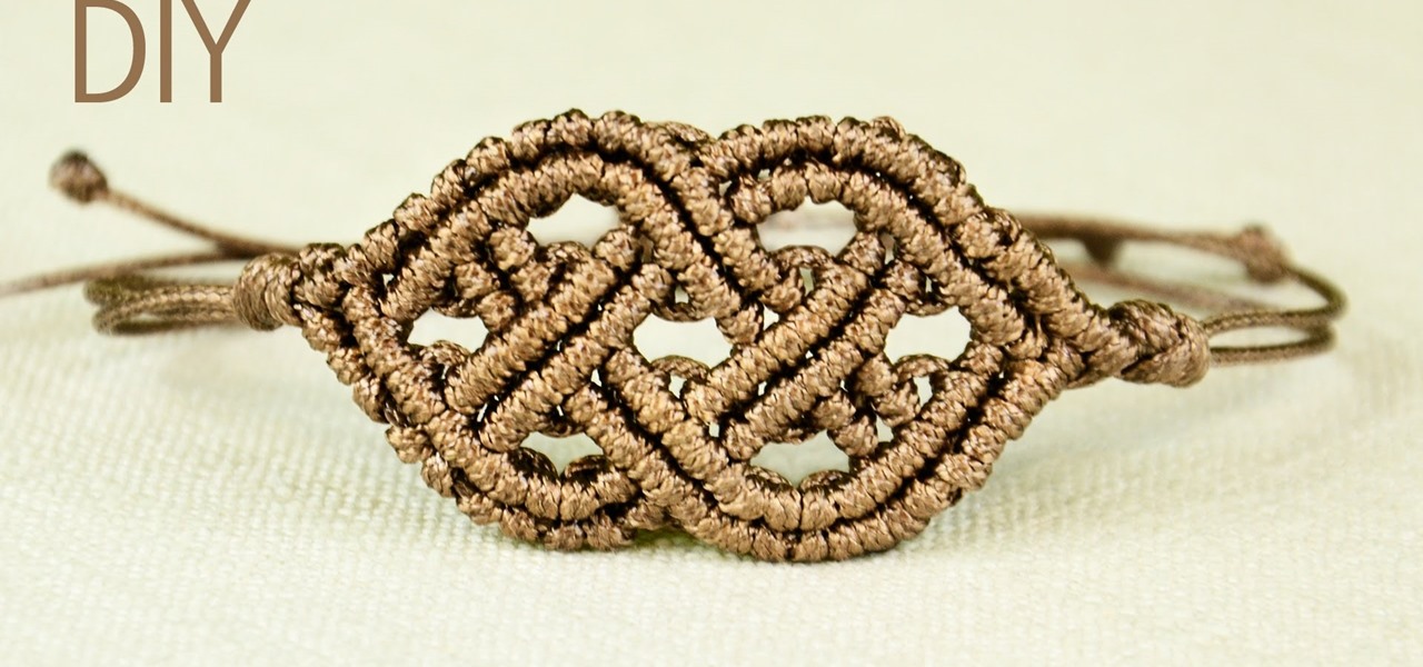 Celtic Style Macrame Bracelet