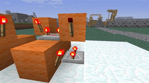 How to Build a T Flip-Flop in Minecraft